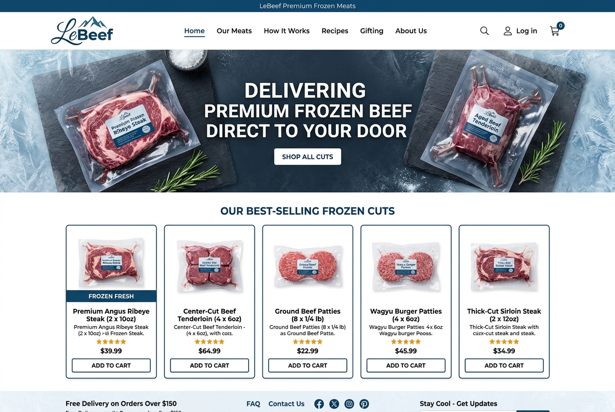 LeBeef Frozen Food
