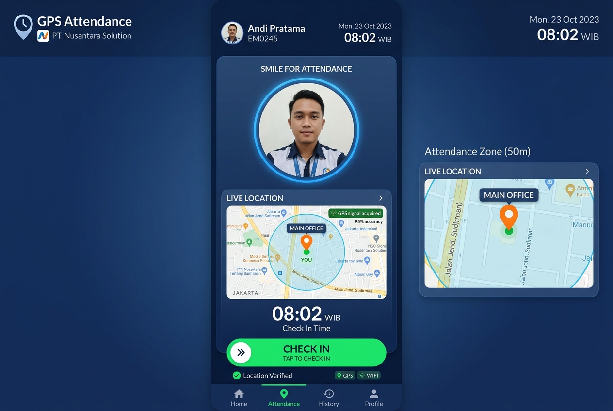 Sistem Presensi GPS